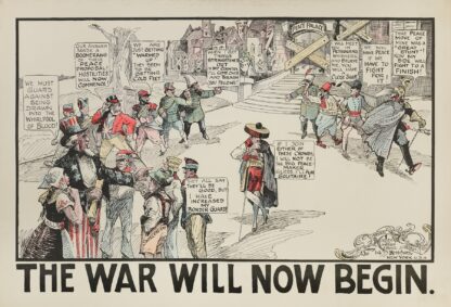 The War Will Now Begin by Carey Cartoon Service