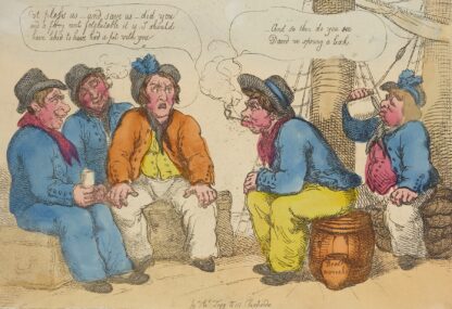 The Welch sailor’s mistake or tars in conversation by Thomas Rowlandson