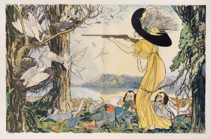 The woman behind the gun by Gordon Ross