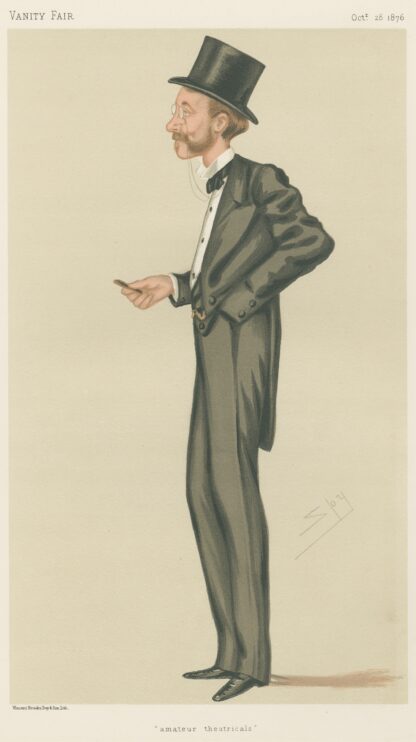 Theatre; ‘Amateur Theatricals’, Viscount Newry and Morne, October 28, 1876 by Leslie Matthew Ward