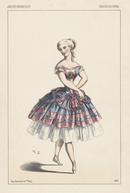 Théâtre de l’Opera. Melle Plunkett rôle de Vert-Vert by Alexandre Lacauchie