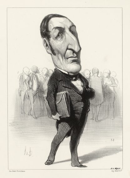 Théobald Lacrosse by Honoré Daumier
