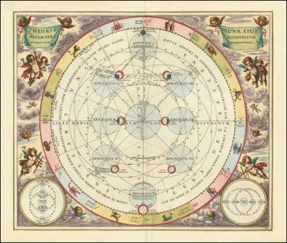 Theoria Lunae, Eius Motum Per Eccentricum Et Epicyclum Demonstrans by Andreas Cellarius
