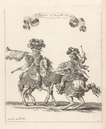 Timbalier et Trompette Persans by François Chauveau