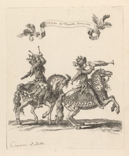 Timballier et trompette Amériquains by François Chauveau