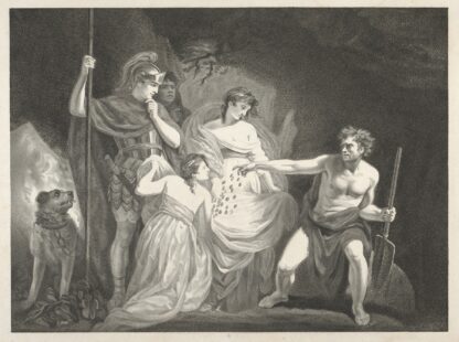 Timon of Athens, Act IV, Scene III, A Wood–Timon, Phyrma by John Opie