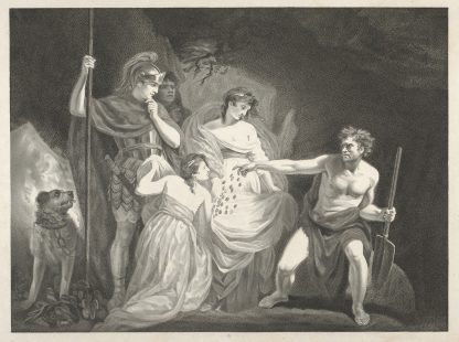 Timon of Athens, Act IV, Scene III, A Wood–Timon, Phyrma by John Opie