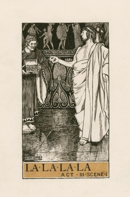 Timon of Athens; La La La La Act III Scene I by Byam Shaw