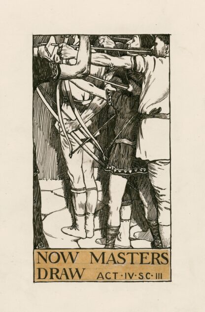 Titus Andronicus; Now masters draw Act IV Scene III by Byam Shaw