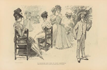 To bachelors who wish to avoid competition by Charles Dana Gibson