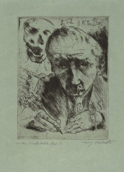 Tod und Künstler by Lovis Corinth