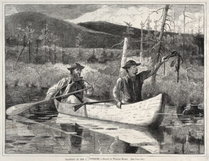 Trapping in the Adirondacks by Winslow Homer