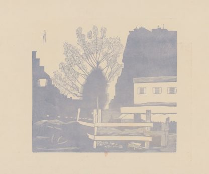 Travaux du métropolitain, Chantier boulevard de Courcelles by Amédée Joyau