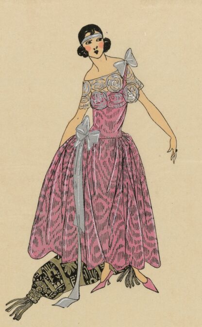 ÉCLATANTE. – Ravissante robe en moire… by Anonymous