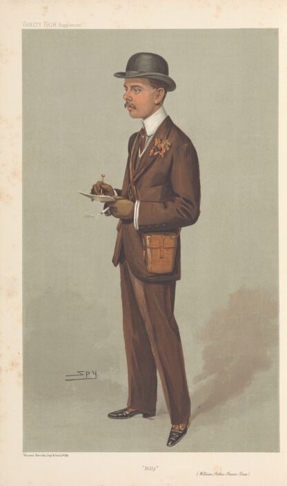 Turf Devotees; ‘Billy’, William Arthur Hamar Bass, September 14, 1905 by Leslie Matthew Ward