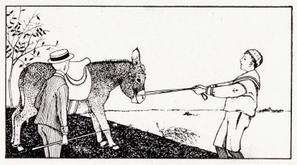 Twee jongens en een ezel by Julie de Graag