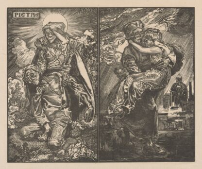 Twee voorstellingen met De Dood by Johannes Josephus Aarts