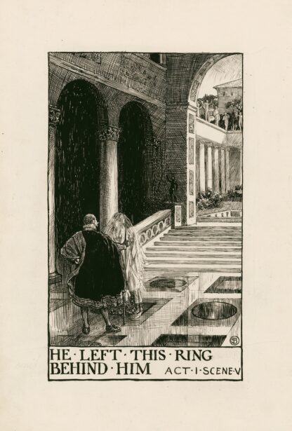 Twelfth night; He left this ring behind him Act I Scene V by Byam Shaw