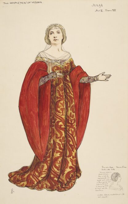 Two gentlemen of Verona; Julia Act II, Scene VII by Walford Graham Robertson