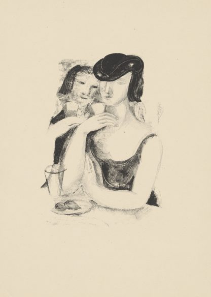 Two women drinking by Jean-Louis Boussingault