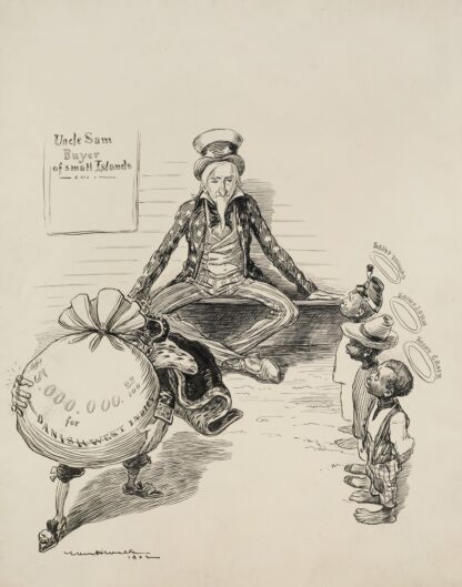 Uncle Sam, Buyer of Small Islands by William Henry Walker