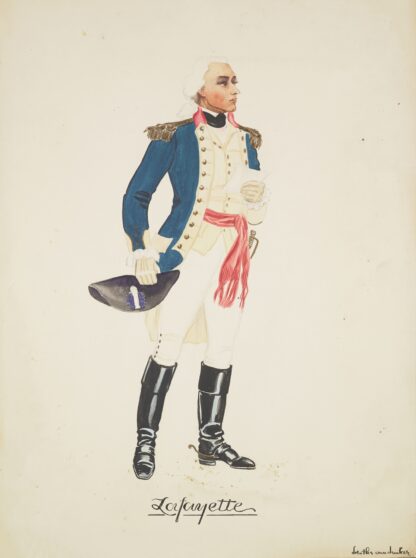 Valley Forge: Lafayette by Dorothe van Dunker