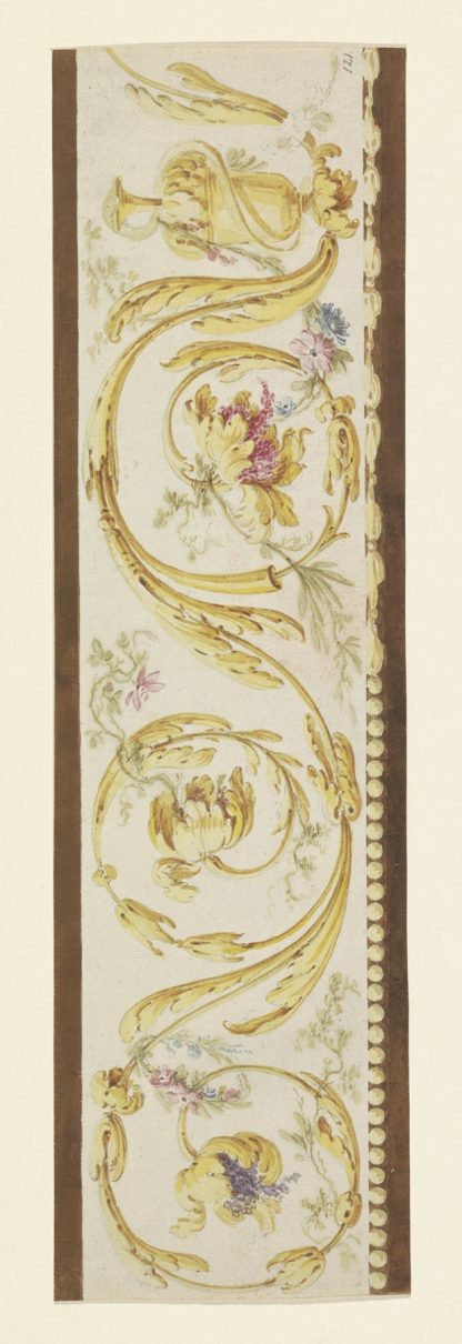 Vlechtwerk met bloemen by Lambertus Hardenberg