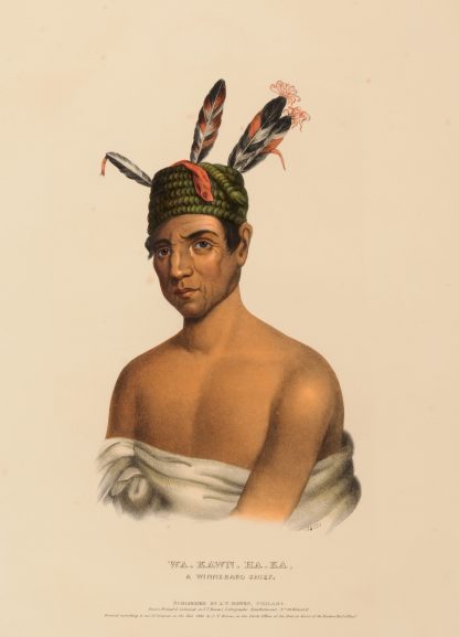 Wa-Kawn-Ha-Ka, A Winnebago Chief by Charles Bird King