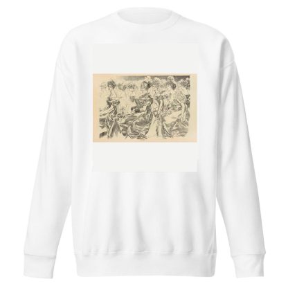 Waiting by Charles Dana Gibson Sweatshirt