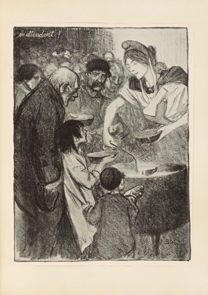Waiting Their Turn by Théophile Alexandre Steinlen