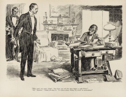 ‘Why aren’t you ready. Isabel’ by Charles Dana Gibson