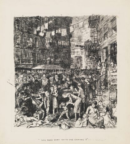 Why Don’t They Go to the Country for Vacation by George Wesley Bellows