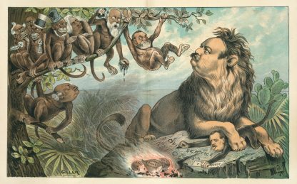 Why they dislike him — he will not prove himself a cat’s-paw in the enterprise by Bernhard Gillam