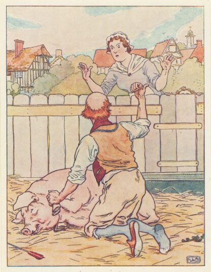 Wife, bring brandy in a spoon. by Leonard Leslie Brooke