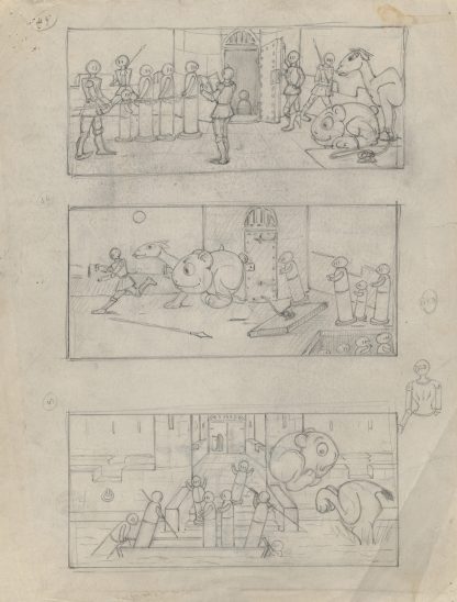 ‘Wiggle Much’ Sketches by Herbert Crowley