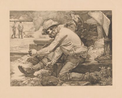 Wrikkende arbeider by Johannes Josephus Aarts