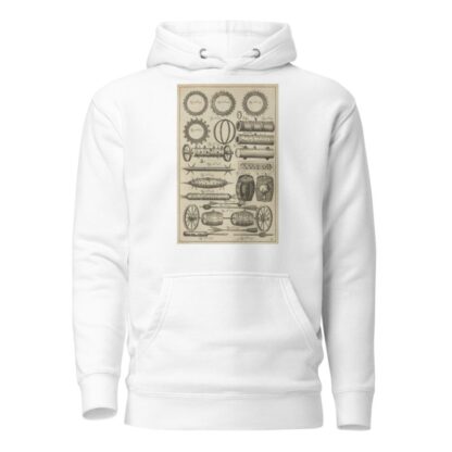 Plate X: Military pyrotechnics by Jacob van Meurs Hoodie