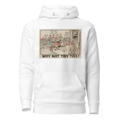 Why Not Try This by Carey Cartoon Service Hoodie