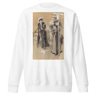 The Girl Looked At Her and Passed On by Howard Chandler Christy Sweatshirt
