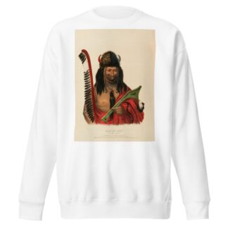 Kish-Ke-Kosh. A Fox Brave by Charles Bird King Sweatshirt