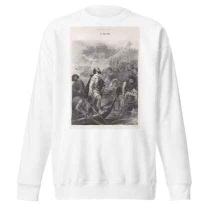 First Part, the Departure by Celestin Nanteuil Sweatshirt