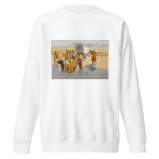 The emigrants by Frederic Remington Sweatshirt