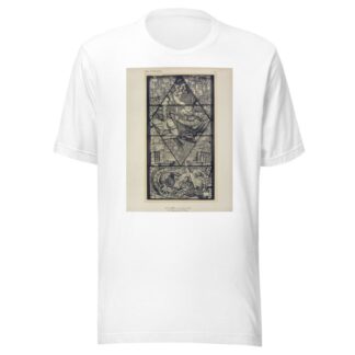 Saint-Georges terrassant le dragon, au Pavillon du Vitrail by Jacques Gruber T-Shirt