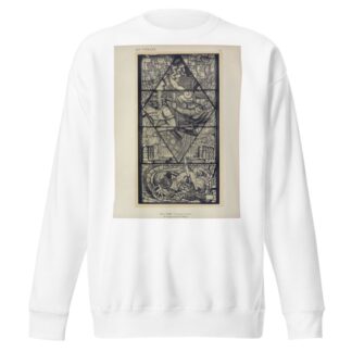 Saint-Georges terrassant le dragon, au Pavillon du Vitrail by Jacques Gruber Sweatshirt