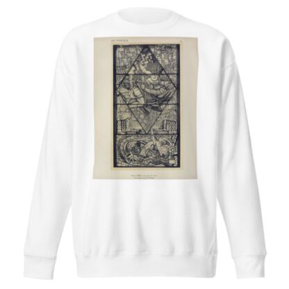 Saint-Georges terrassant le dragon, au Pavillon du Vitrail by Jacques Gruber Sweatshirt