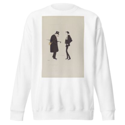 Baron de Brimont et Baron James-Armand de Rothschild by Georges Goursat (Sem) Sweatshirt