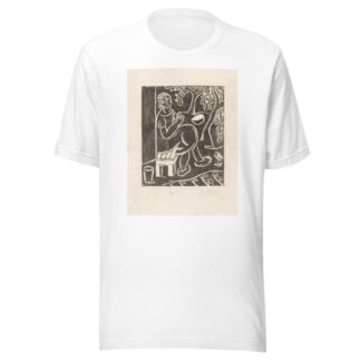 Vrouw op bank by Else Berg T-Shirt