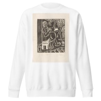 Vrouw op bank by Else Berg Sweatshirt