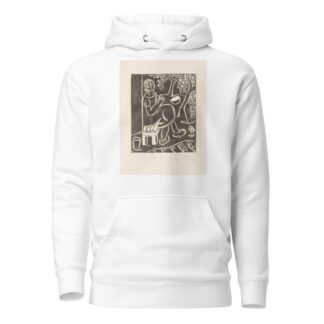 Vrouw op bank by Else Berg Hoodie