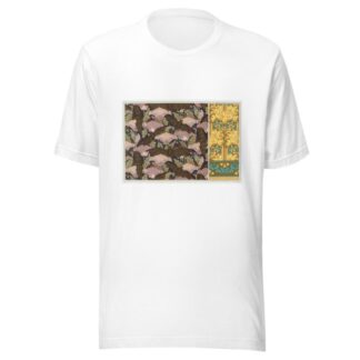 Chauves-souris et pavots, tenture. Papillons et campanules, papier peint. by Maurice Pillard Verneuil T-Shirt